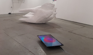 Linda Loh NARS NYC 2018 Residency Exhibition Deep Pink Installation view
